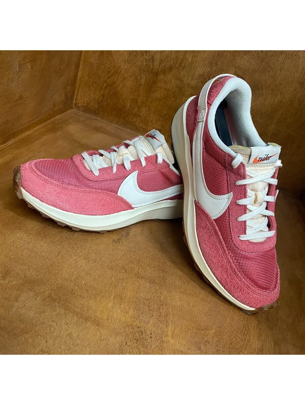 Nike Waffle Debut Shoes Womens Size 11 Adobe Pink Gum Bottom Sneakers DX2931-600